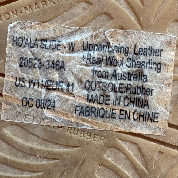 Olukai Hō‘ala Slide Shearling Sandal - Picture 13 of 13